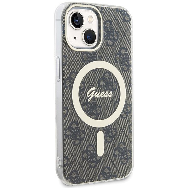 Guess GUHMP15SH4STW iPhone 15 / 14 / 136.1&quot; brązowy/brown hardcase IML 4G MagSafe