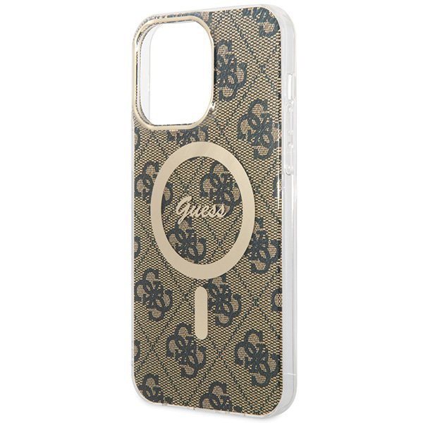 Guess GUHMP15XH4STW iPhone 15 Pro Max6.7&quot; brązowy/brown hardcase IML 4G MagSafe