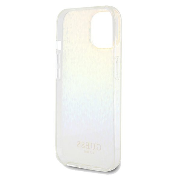 Guess GUHCP14SHDECMI iPhone 14 / 15 / 13 6.1&quot; wielokolorowy hardcase IML Faceted Mirror Disco Iridescent