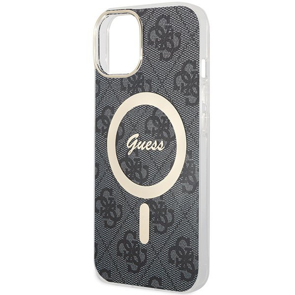Guess GUHMP15MH4STK iPhone 15 Plus/ 14 Plus 6.7&quot; czarny/black hardcase 4G MagSafe