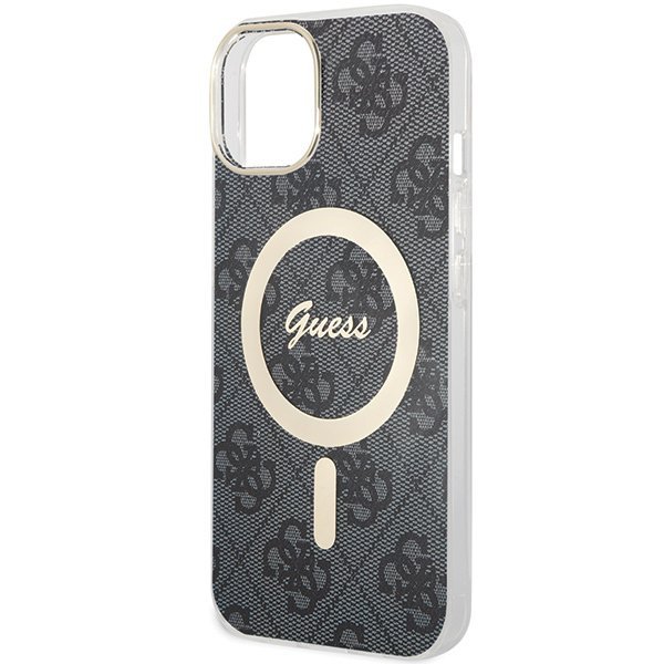 Guess GUHMP15MH4STK iPhone 15 Plus / 14 Plus 6.7&quot; czarny/black hardcase 4G MagSafe