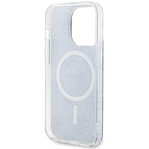 Guess GUHMP15LH4STB iPhone 15 Pro 6.1&quot; niebieski/blue hardcase IML 4G MagSafe