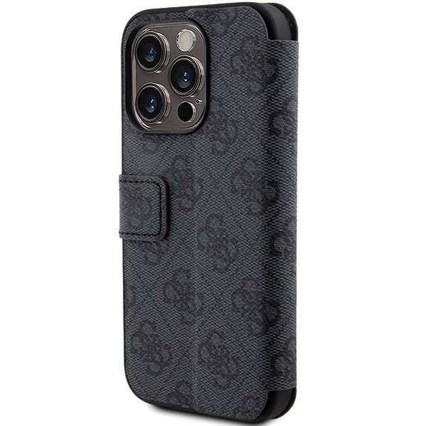 Guess GUBKP15L4GMGGR iPhone 15 Pro 6.1&quot;szary/grey book 4G Metal Logo