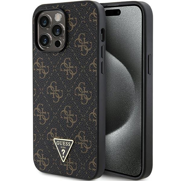 Guess GUHCP14XPG4GPK iPhone 14 Pro Max6.7&quot; czarny/black hardcase 4G Triangle Metal Logo