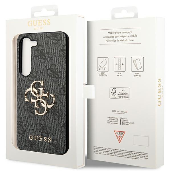 Guess GUHCSA554GMGGR A55 A556czarny/black hardcase 4G Big Metal Logo