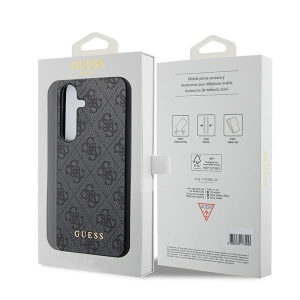 Guess GUOHCSA35G4GFGR A35 A356 czarny/black hardcase 4G Metal Gold Logo