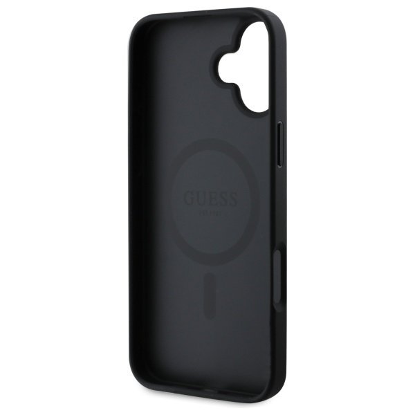 Guess GUHMP16SG4GFRK iPhone 166.1&quot; czarny/black hardcase 4G Ring Classic Logo MagSafe