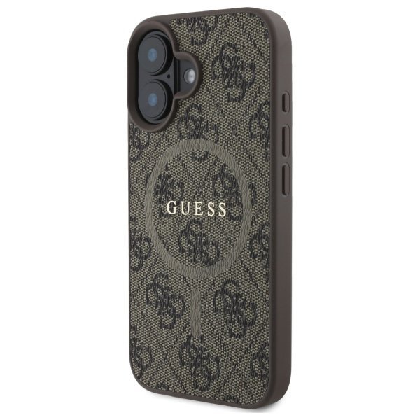 Guess GUHMP16SG4GFRW iPhone 166.1&quot; brązowy/brown hardcase 4G Ring Classic Logo MagSafe