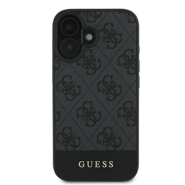 Guess GUHCP16MG4GLGR iPhone 16 Plus 6.7&quot; szary/grey hardcase 4G Bottom Stripe