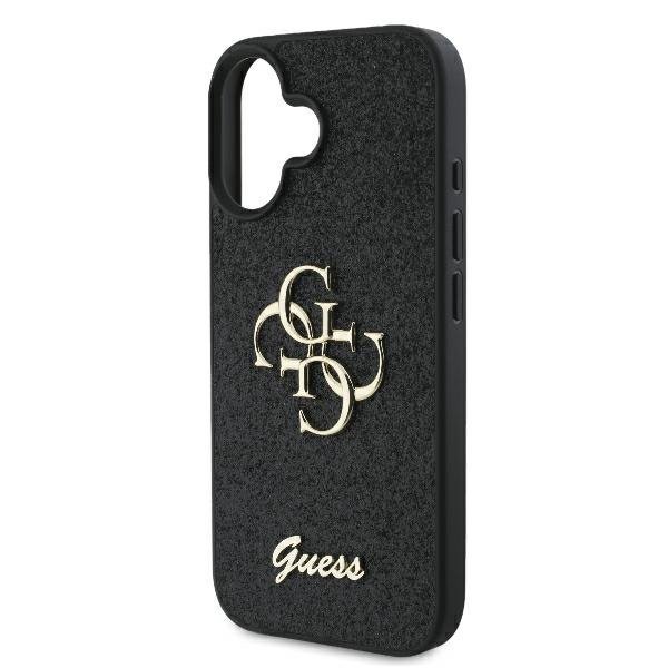 Guess GUHCP16MHG4SGK iPhone 16 Plus 6.7&quot; czarny/black hardcase Fixed Glitter Big 4G
