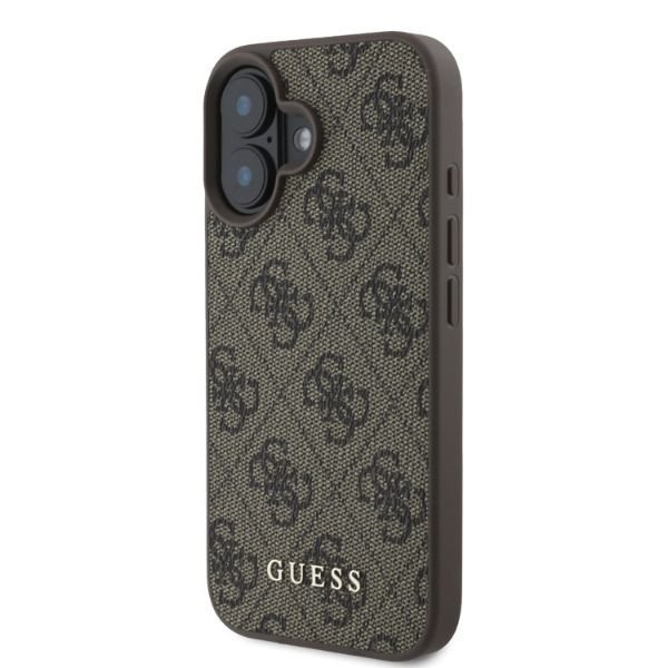 Guess GUHCP16SG4GFBR iPhone 16 6.1&quot; brązowy/brown hardcase 4G Classic
