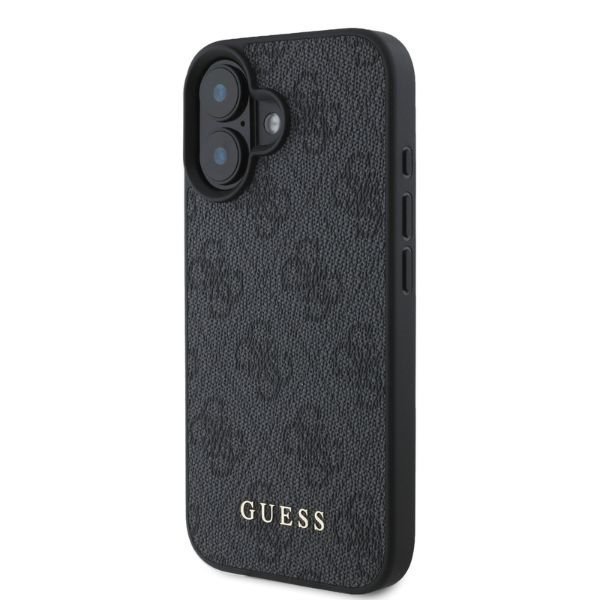 Guess GUHCP16SG4GFGR iPhone 16 6.1&quot; czarny/black hardcase 4G Classic