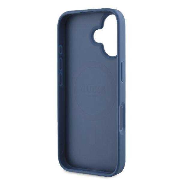 Guess GUHMP16SG4GFRB iPhone 166.1&quot; niebieski/blue hardcase 4G Ring Classic Logo MagSafe