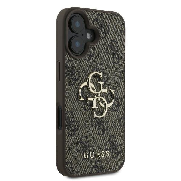 Guess GUHCP16S4GMGBR iPhone 16 6.1&quot; brązowy/brown hardcase 4G Big Logo