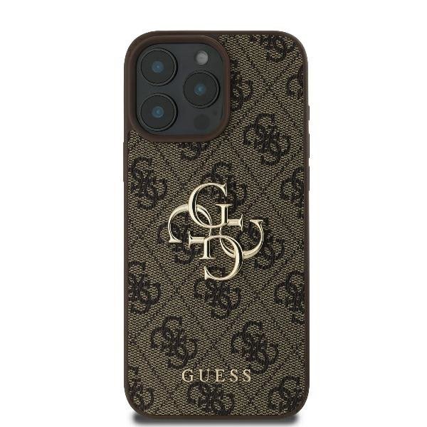Guess GUHCP16X4GMGBR iPhone 16 Pro Max 6.9&quot; brązowy/brown hardcase 4G Big Logo