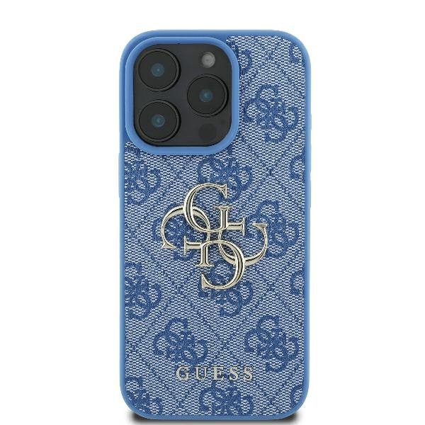 Guess GUHCP16L4GMGBL iPhone 16 Pro6.3&quot; niebieski/blue hardcase 4G Big Logo