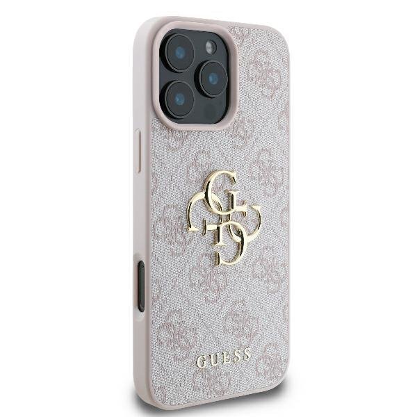 Guess GUHCP16L4GMGPI iPhone 16 Pro6.3&quot; różowy/pink hardcase 4G Big Logo