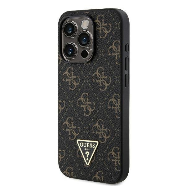 Guess GUHCP16LPG4GPK iPhone 16 Pro6.3&quot; czarny/black hardcase New 4G Triangle