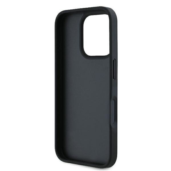 Guess GUHCP16LPG4GPK iPhone 16 Pro6.3&quot; czarny/black hardcase New 4G Triangle