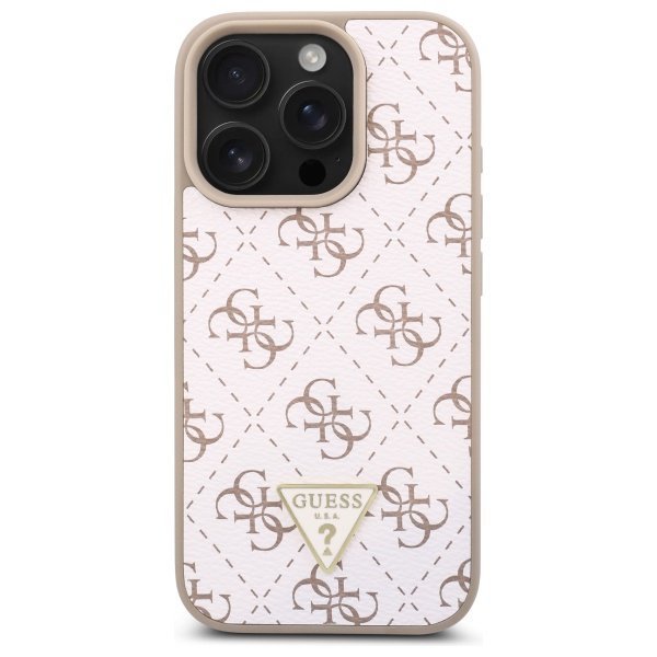Guess GUHCP16XPG4GPH iPhone 16 Pro Max6.9&quot; biały/white hardcase New 4G Triangle