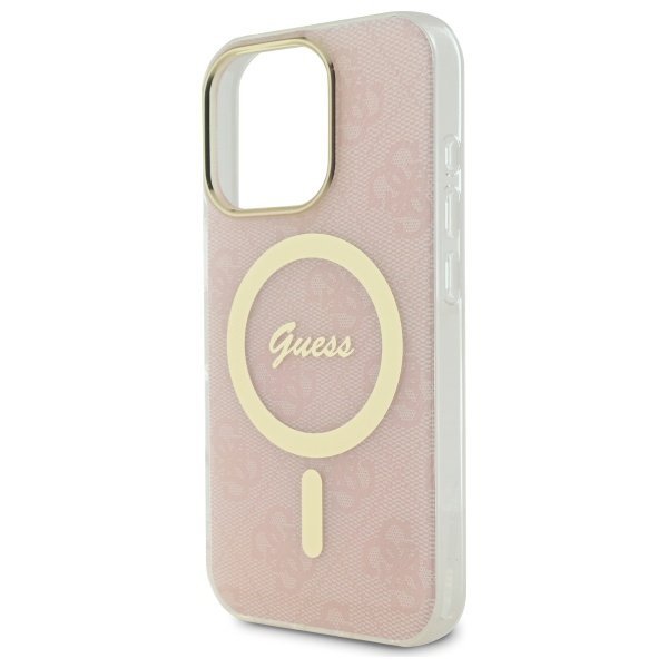 Guess GUHMP16XH4STP iPhone 16 Pro Max 6.9&quot; różowy/pink hardcase IML 4G MagSafe