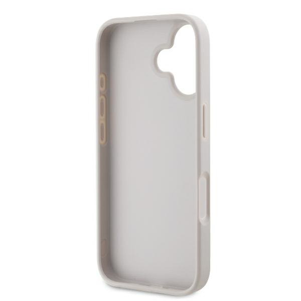 Guess GUHCP16SP4TDSCPP iPhone 166.1&quot; różowy/pink hardcase Leather Metal Logo Strass Crossbody