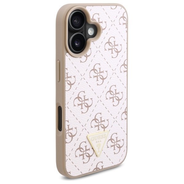 Guess GUHCP16MPG4GPH iPhone 16 Plus 6.7&quot; biały/white hardcase New 4G Triangle