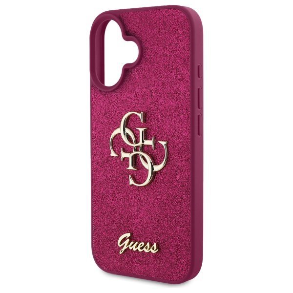 Guess GUHCP16SHG4SGU iPhone 16 6.1&quot;      fioletowy/lpurple hardcase Fixed Glitter Big 4G