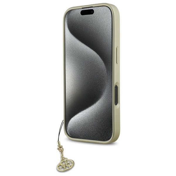 Guess GUHCP16LGF4GGR iPhone 16 Pro 6.3&quot;  czarny/black hardcase 4G Charms Collection
