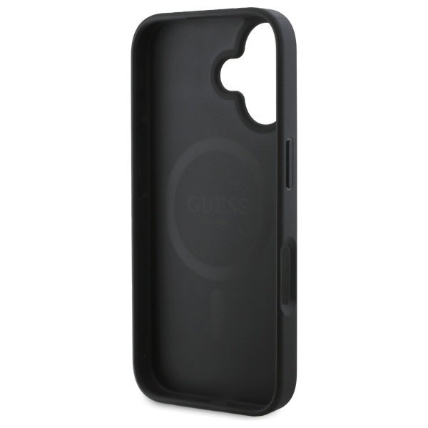 Guess GUHMP16SP4SM4MK iPhone 16 6.1&quot;     czarny/black hardcase 4G Small Classic MagSafe