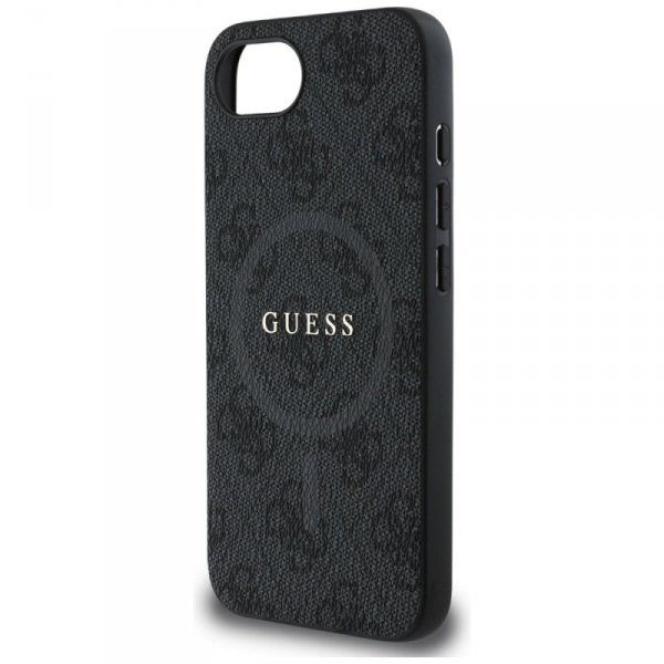 Etui Guess 4G Ring Classic Logo MagSafe  do iPhone 16e czarny