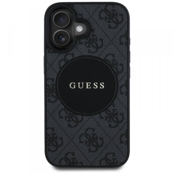 Etui Guess 4G Circle Classic Logo        MagSafe do iPhone 16 czarny
