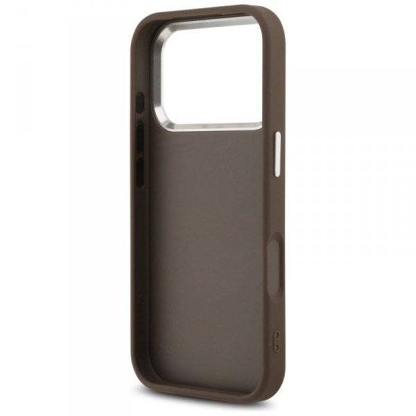 Etui Guess 4G Big 4G Classic Logo do     iPhone 17 Pro brązowy srebrny