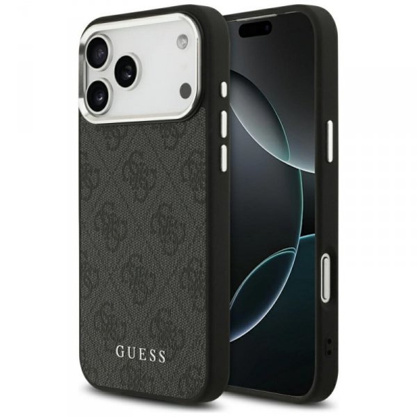 Etui Guess 4G Classic Logo MagSafe do    iPhone 17 Pro Max czarny