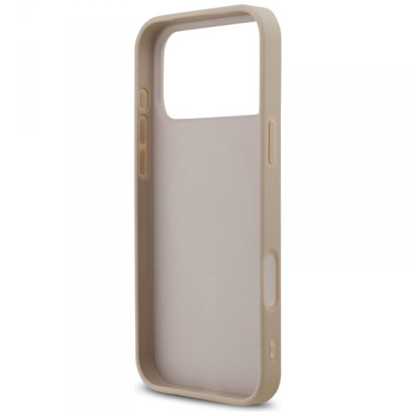 Etui Guess 4G Ring Classic Logo do iPhone 17 Pro Max – Różowe z MagSafe