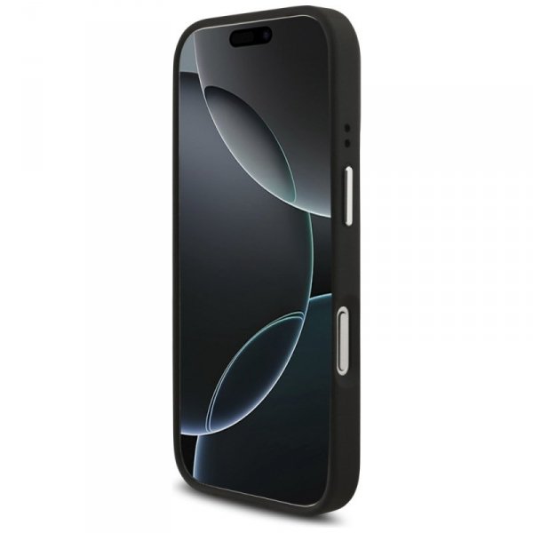 Etui Guess Grained Big 4G Classic Logo   do iPhone 17 Pro czarny