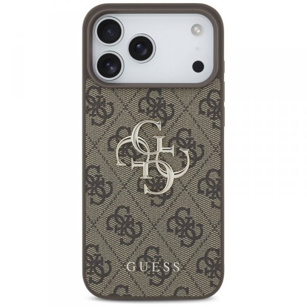 Etui Guess 4G Big Logo do iPhone 17 Pro  Max brązowy
