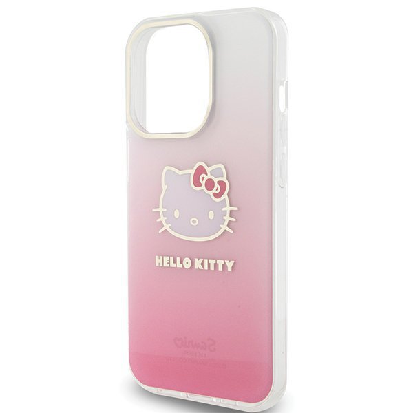 Hello Kitty HKHCP14XHDGKEP iPhone 14 Pro Max 6.7&quot; różowy/pink hardcase IML Gradient Electrop Kitty Head