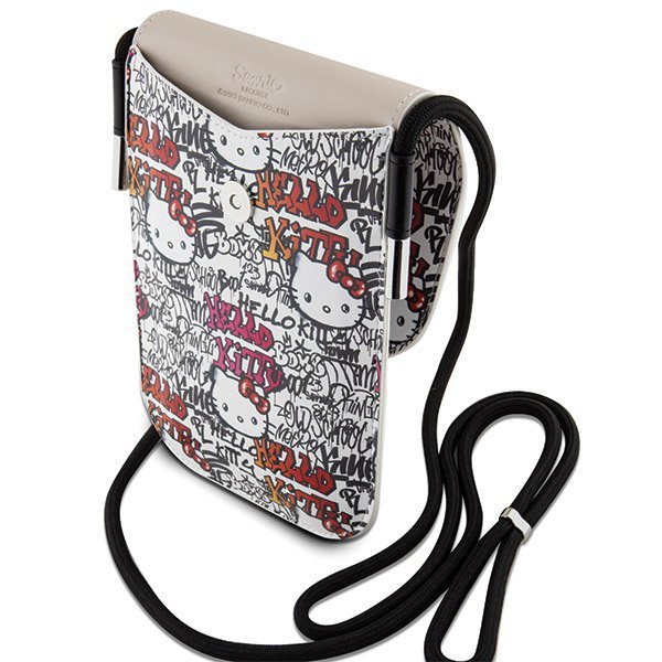 Hello Kitty Torebka HKOWBHDGPTE beżowy/beige Leather Tags Graffiti Cord