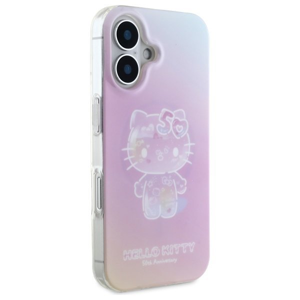 Hello Kitty HKHMP16SH50AP iPhone 166.1&quot; różowy/pink hardcase IML 50TH Anniversary Magsafe