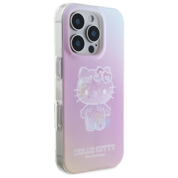 Hello Kitty HKHMP16LH50AP iPhone 16 Pro6.3&quot; różowy/pink hardcase IML 50TH Anniversary Magsafe