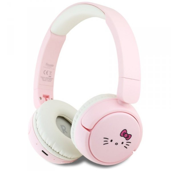 Słuchawki nauszne Hello Kitty Face Logo  Bluetooth różowy