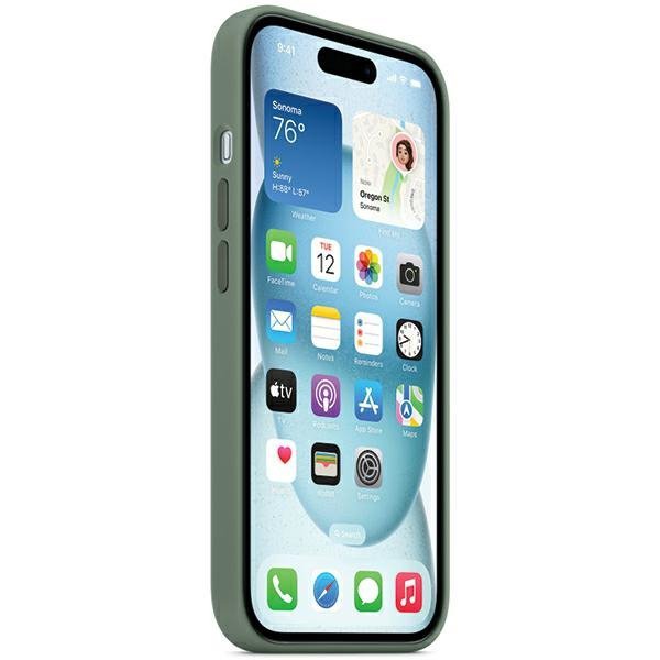 Etui Apple MT183ZM/A iPhone 15 Plus / 14 Plus 6.7&quot; MagSafe cyprysowy zielony/cypress Silicone Case