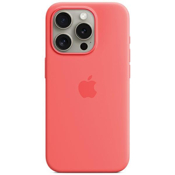 Etui Apple MT1V3ZM/A iPhone 15 Pro Max 6.7&quot; MagSafe różowy/guava Silicone Case