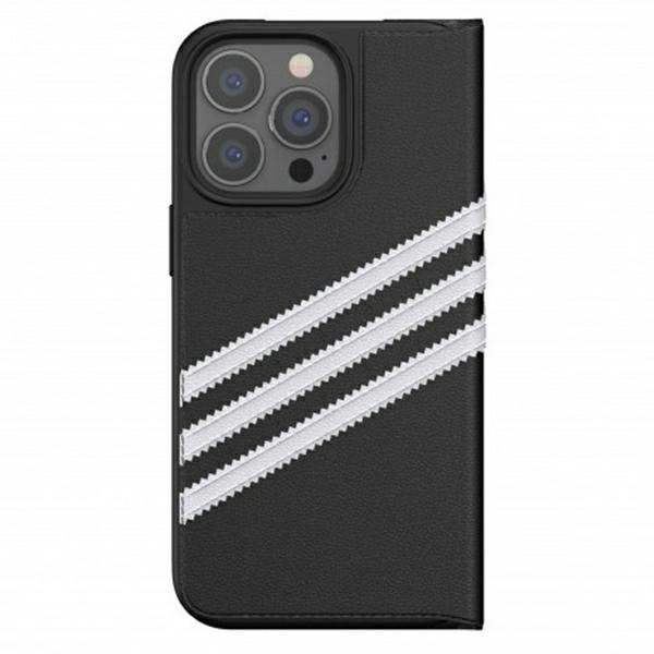 Adidas OR Booklet Case PU iPhone 13 Pro/ 13 6,1&quot; czarno biały/black white 47112