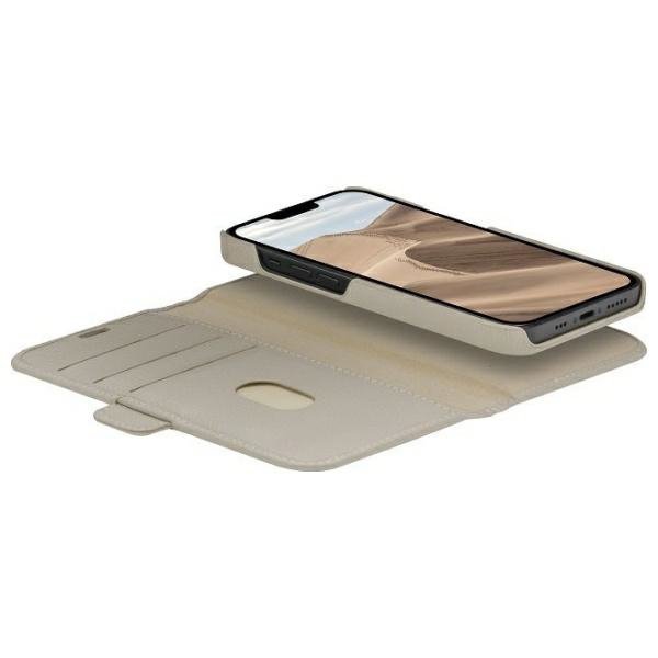 Etui dbramante 1928 New York 2w1 Wallet  do iPhone 14 beżowy/sand dune