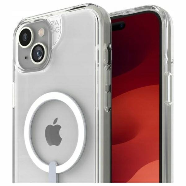 Etui ZAGG Crystal Palace Snap Kickstand  MagSafe do iPhone 15 Plus przezroczysty/clear