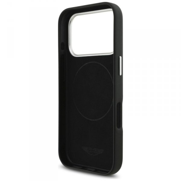 Etui Aston Martin HC FW Logo MagSafe do  iPhone 17 Pro czarny