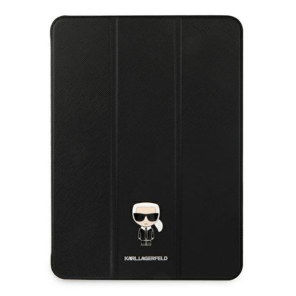 Karl Lagerfeld KLFC11OKMK iPad 11&quot; Pro 2021 Book Cover czarny/black Saffiano Karl Iconic