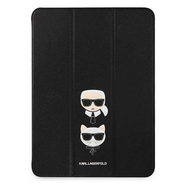 Karl Lagerfeld KLFC11OKCK iPad 11&quot; Pro 2021 Book Cover czarny/black Saffiano Karl &Choupette